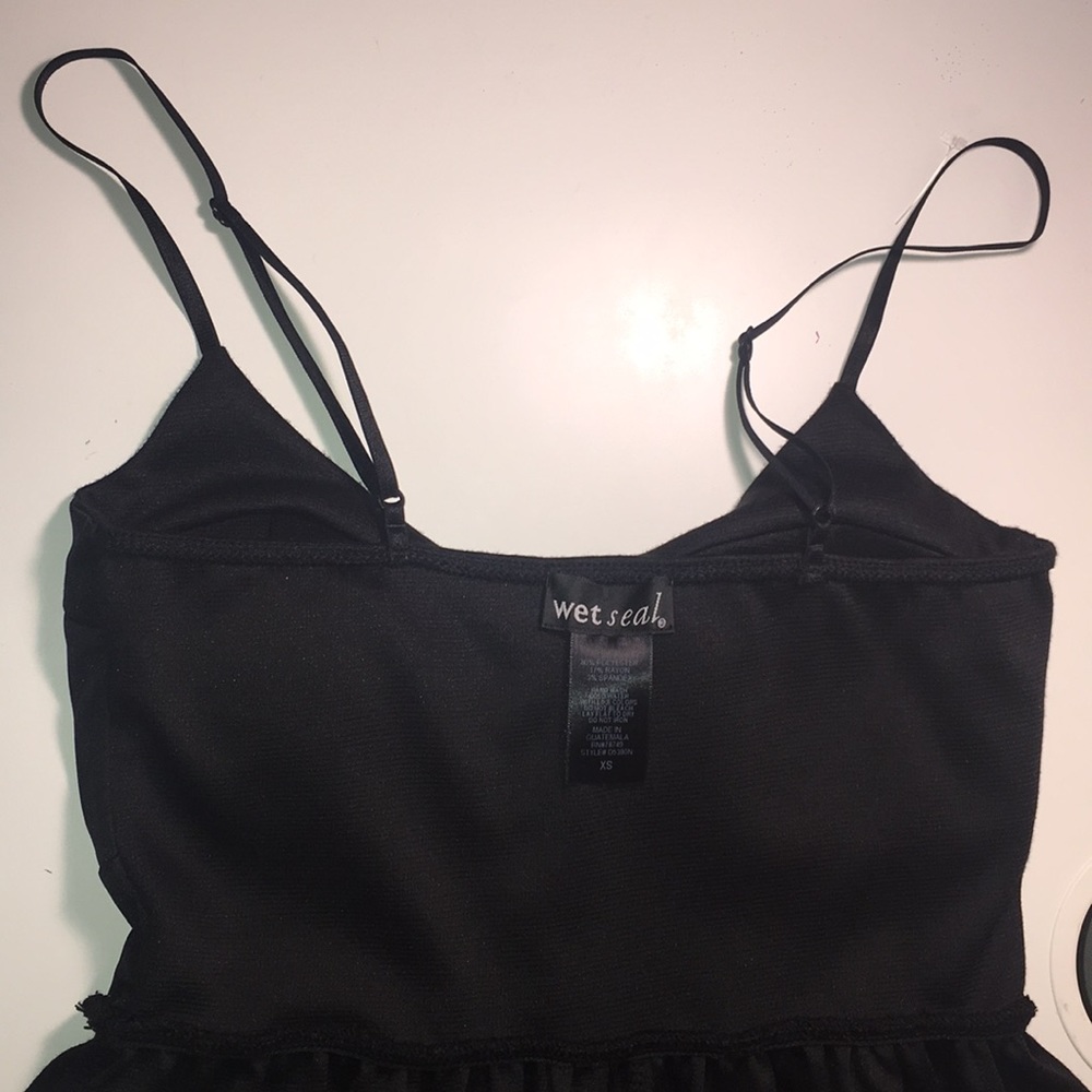 Wet Seal Black Skater Dress